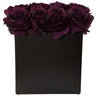 Roses Arrangement in Black Vase
