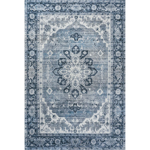Asa Ornate Medallion Machine - Washable Area Rug - Tuesday Morning - Area Rugs