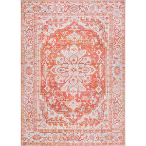 Asa Ornate Medallion Machine - Washable Area Rug - Tuesday Morning - Area Rugs