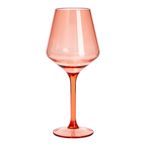 Saint Tropez Acrylic Stemmed Wine Glassware, Set of 2