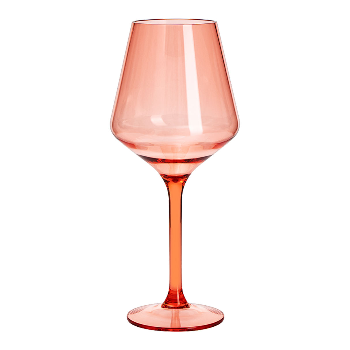 Saint Tropez Acrylic Stemmed Wine Glassware, Set of 2