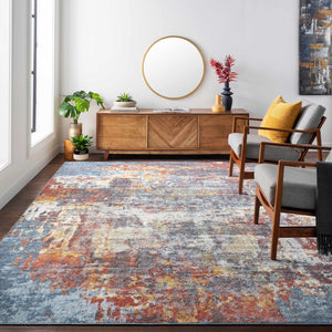 Auckley Colorful Abstract Area Rug