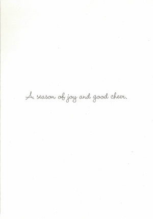 Handmade Christmas Card - Baubel