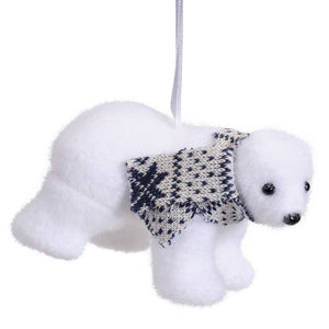 Frosty Polar Bear Ornament -