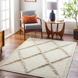 Awen Hand Knotted Wool Area Rug - Clearance