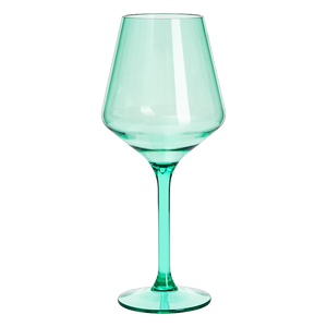 Saint Tropez Acrylic Stemmed Wine Glassware, Set of 2