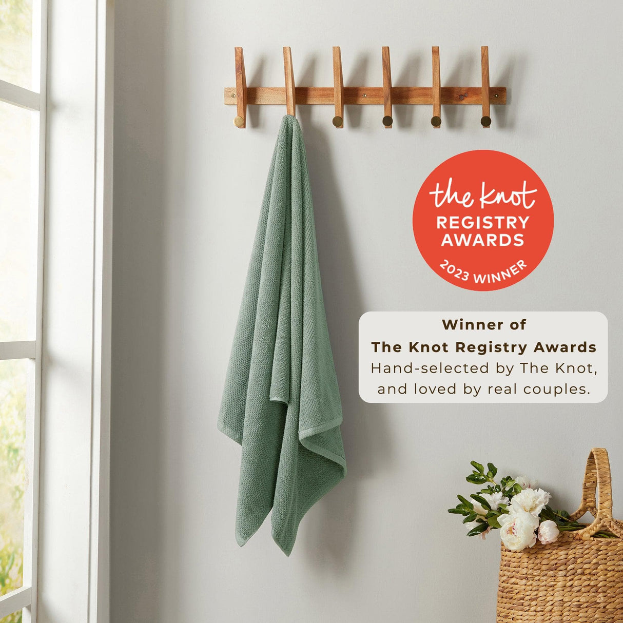 Cotton textured bath towel set - acacia collection