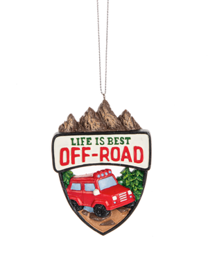 Off-Road Ornament - Life Is Best Off-Road