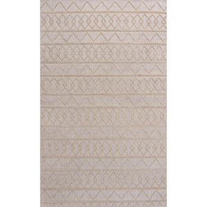 Aylan high - low pile knotted trellis geometric indoor/outdoor area rug - Tuesday Morning - Outdoor Rugs