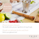 Acacia wood muddler by twine®