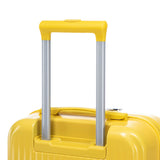 14'/20' 2-Piece ABS Spinner Wheel Luggage Set with Combination Lock