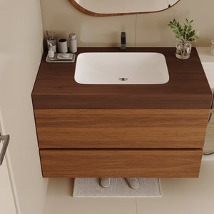 29.9" Modern Floating Bathroom Vanity