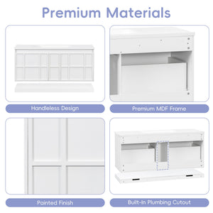 48 Inch Wall Mounted Bathroom Vanity Cabinet