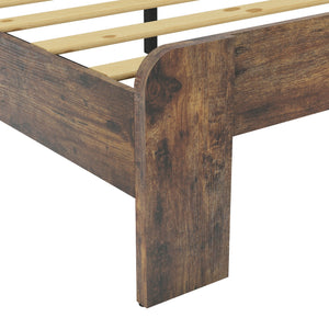 King Size Wood Platform Bed Frame