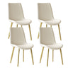 Modern Dining Chairs Ergonomic Design For Kitchen (Set of 4)