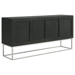 Washoe - 4 Door Accent Cabinet - Walnut