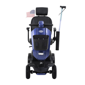 Max Plus - 4 Wheels Outdoor Compact Mobility Scooter With 2 Pieces X 20Ah Lead Acid Battery, 16 Miles, Cup Holders & USB Charger Port
