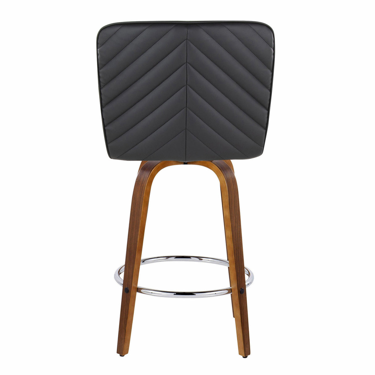 26" Contemporary Fixed-Height Counter Stool with Swivel