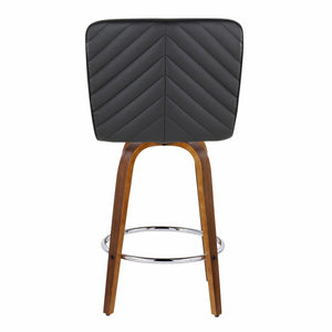 26" Contemporary Fixed-Height Counter Stool with Swivel