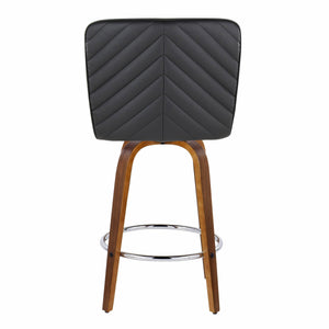 26" Contemporary Fixed-Height Counter Stool with Swivel