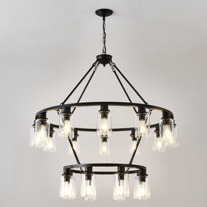20-Light 2 Tier Chandelier