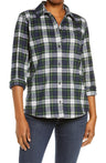 LLBean Women's Scotch Plaid Flannel Shirt - Dress Gordon
