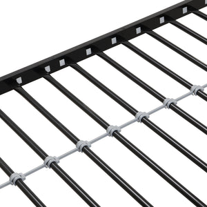 Modern Metal Bunk Bed With Dual Side Ladder And Metal Desig