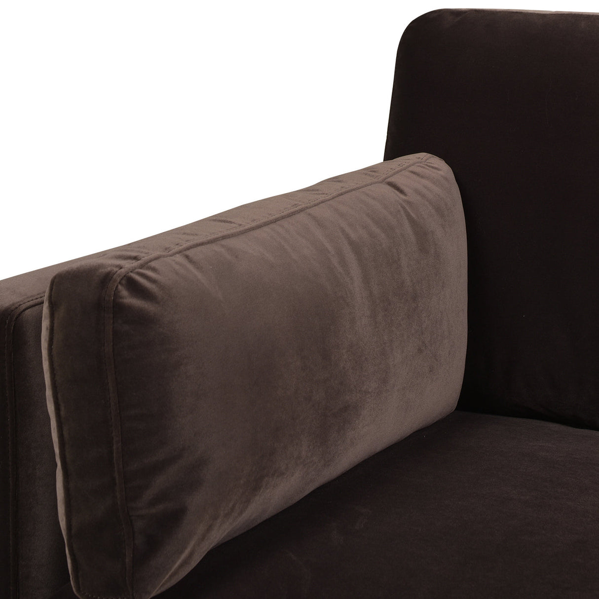 Contour Velvet Upholstered Accent Chair with Removable and Reversible Back - Accent Chairs