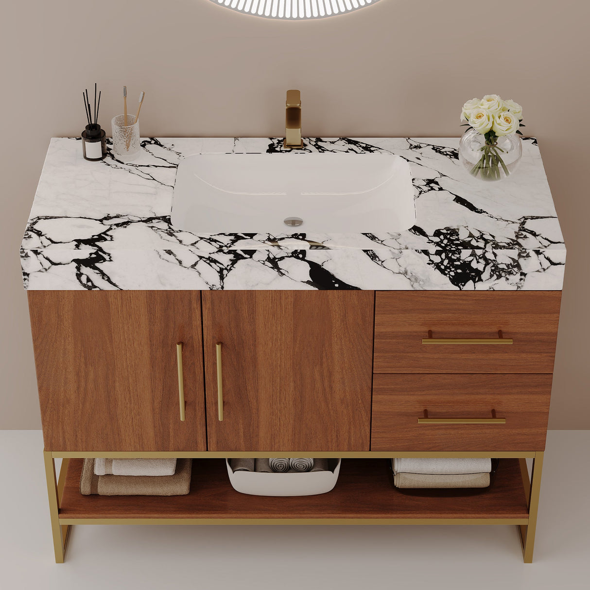 36" Modern Free-Standing Bathroom Vanity