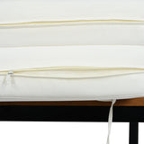 TREXM Outdoor Daybed with Adjustable Backrest