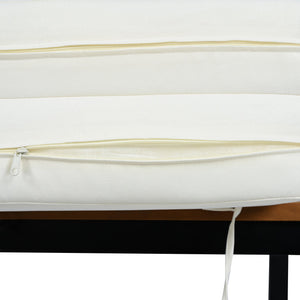 TREXM Outdoor Daybed with Adjustable Backrest