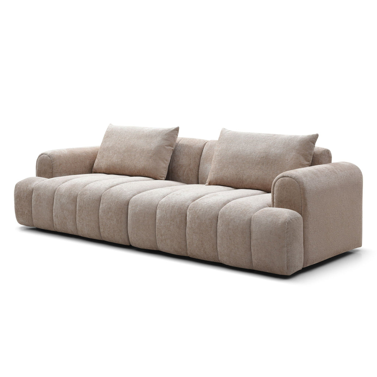 4 Seater Sectional Sofa For Living Room Spaces - Camel