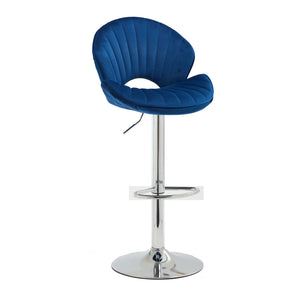 Bar Stools Set of 2 - Adjustable Barstools with Back and Footrest
