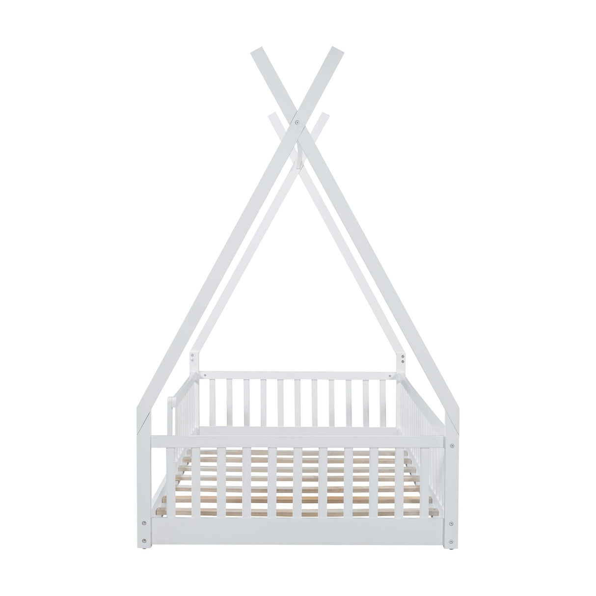 House Shaped Design Bed With Fence