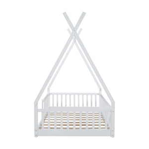 House Shaped Design Bed With Fence
