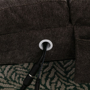 Massage Chaise Lounge Indoor With Remote Control, Ergonomic Electric Massage Lounger
