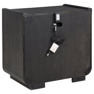 Leandro 5-piece Queen Bedroom Set Burnished Black