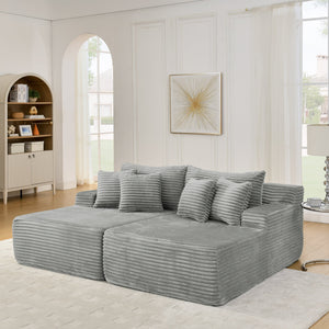 Two-Seater Lazy Sofa Lounge Chair