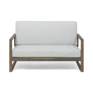 Belgian - Loveseat & Coffee Table Set With Water Resistant Cushions