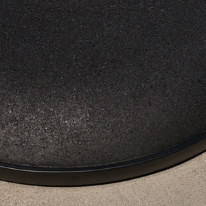 Stylish Concrete Umbrella Base with Iron Support Pole