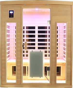 Low EMF Three person Far infrared sauna room (Roof & Floor)