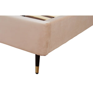 Crosby - Bed With Upholstered Headboard And Slats