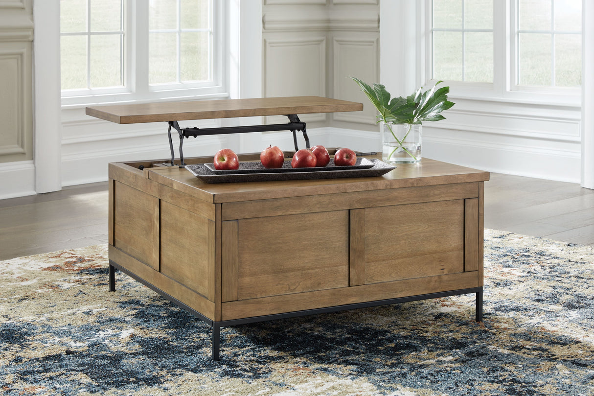 Torlanta - Lift Top Cocktail Table - Brown
