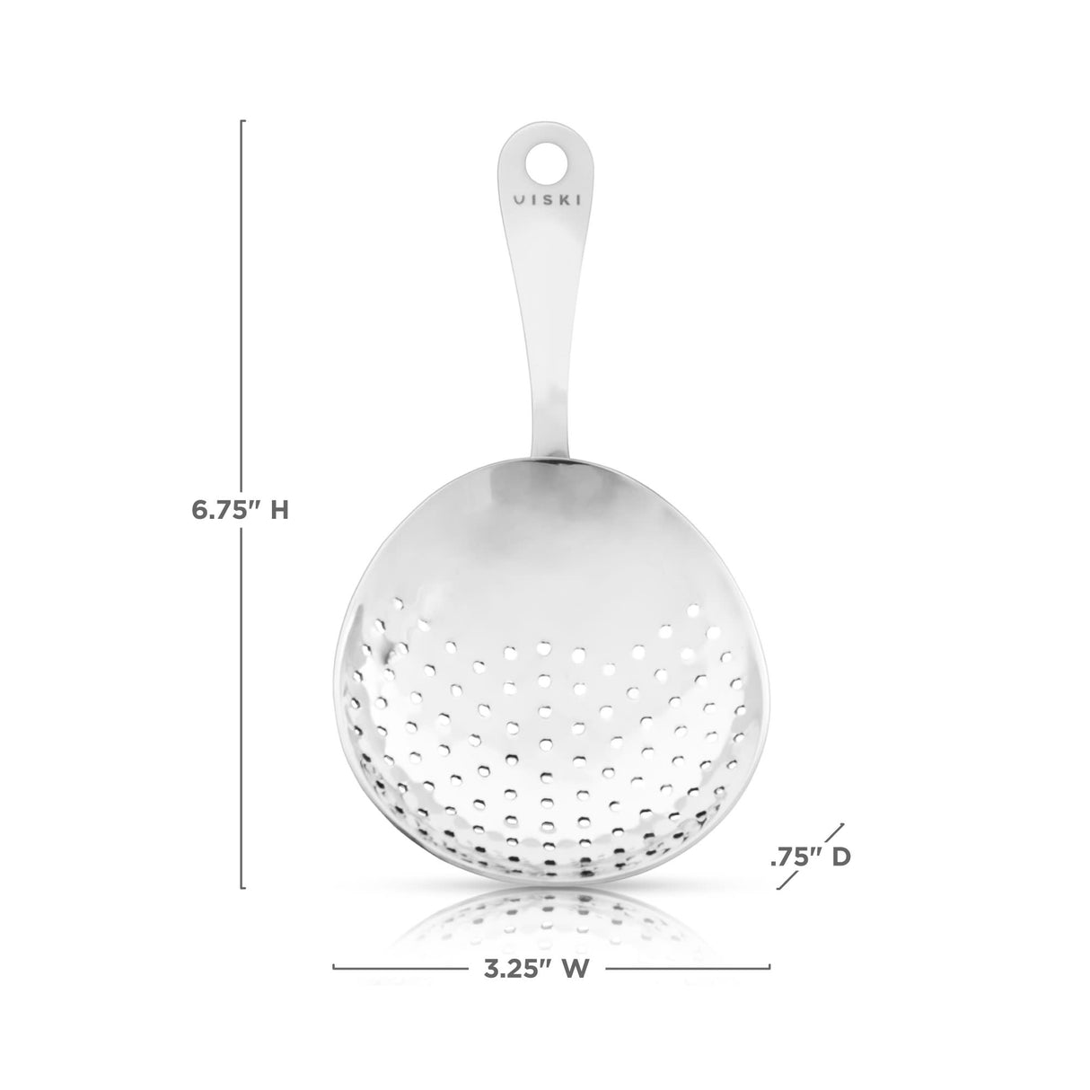Harrison julep strainer in silver viski®