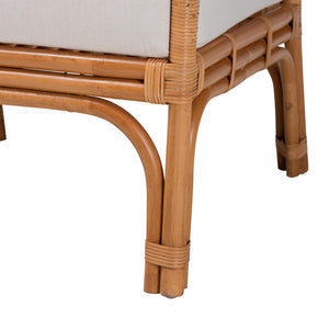 Honey Rattan Accent Chair