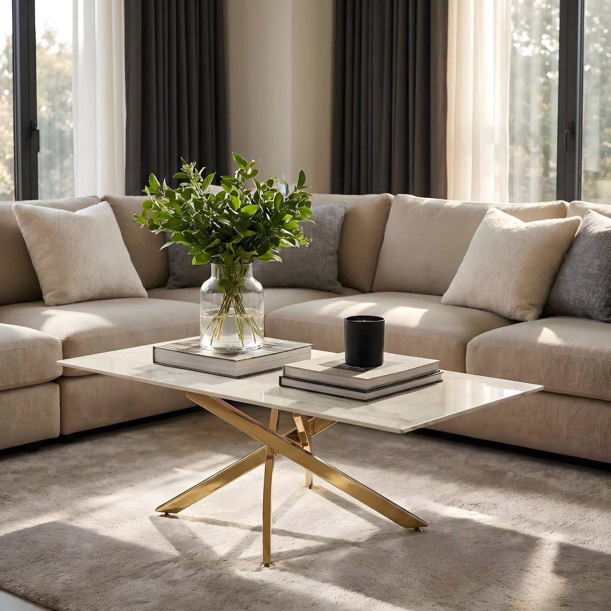 Faux Marble Tables