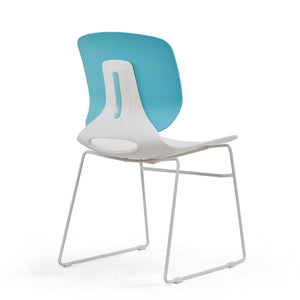 Ergonomic Backrest Stacking Chairs (Set of 4)