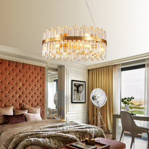 23.6 Inches Luxury Crystal Chandelier