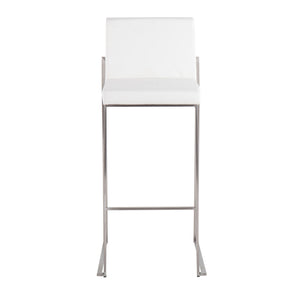 Fuji - Contemporary And Modern Elegance High Back Barstool