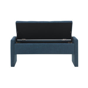 Modern Upholstered Large Bed End Bench With Storage